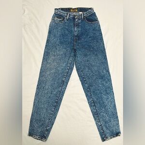 Vintage Sasson High Rise Mom Jeans Acid Wash Size 10